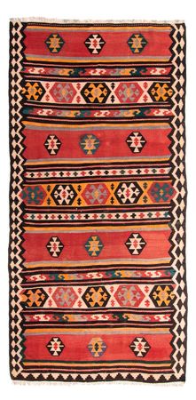 Loper Kelim tapijt - Oud - 295 x 160 cm - veelkleurig