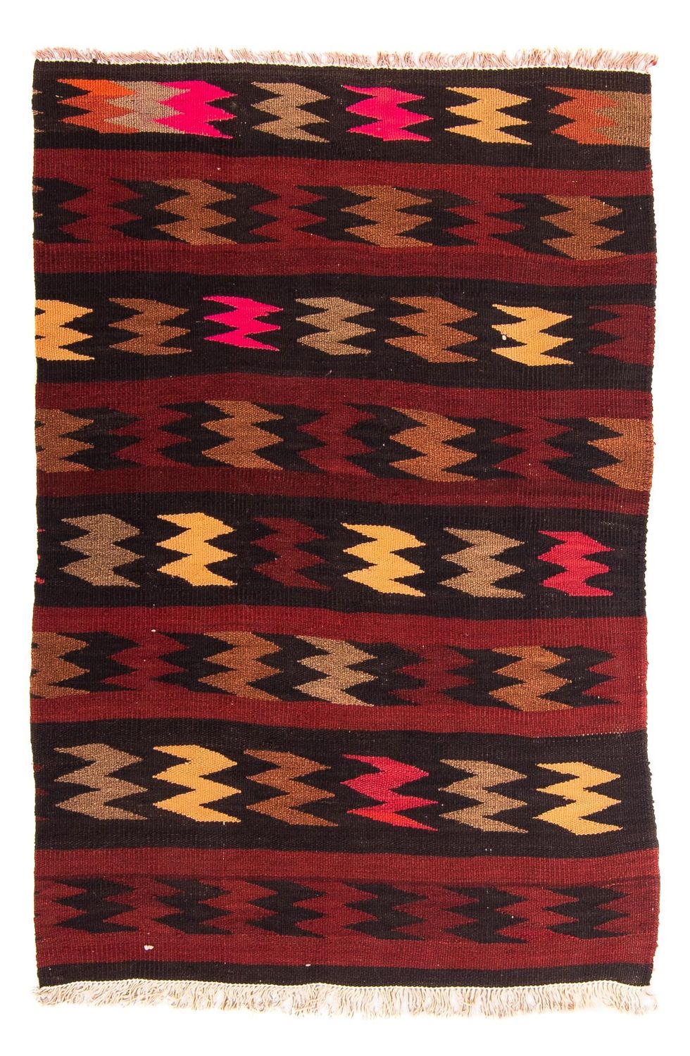 Tapete Kelim - Antigo - 117 x 77 cm - multicolorido