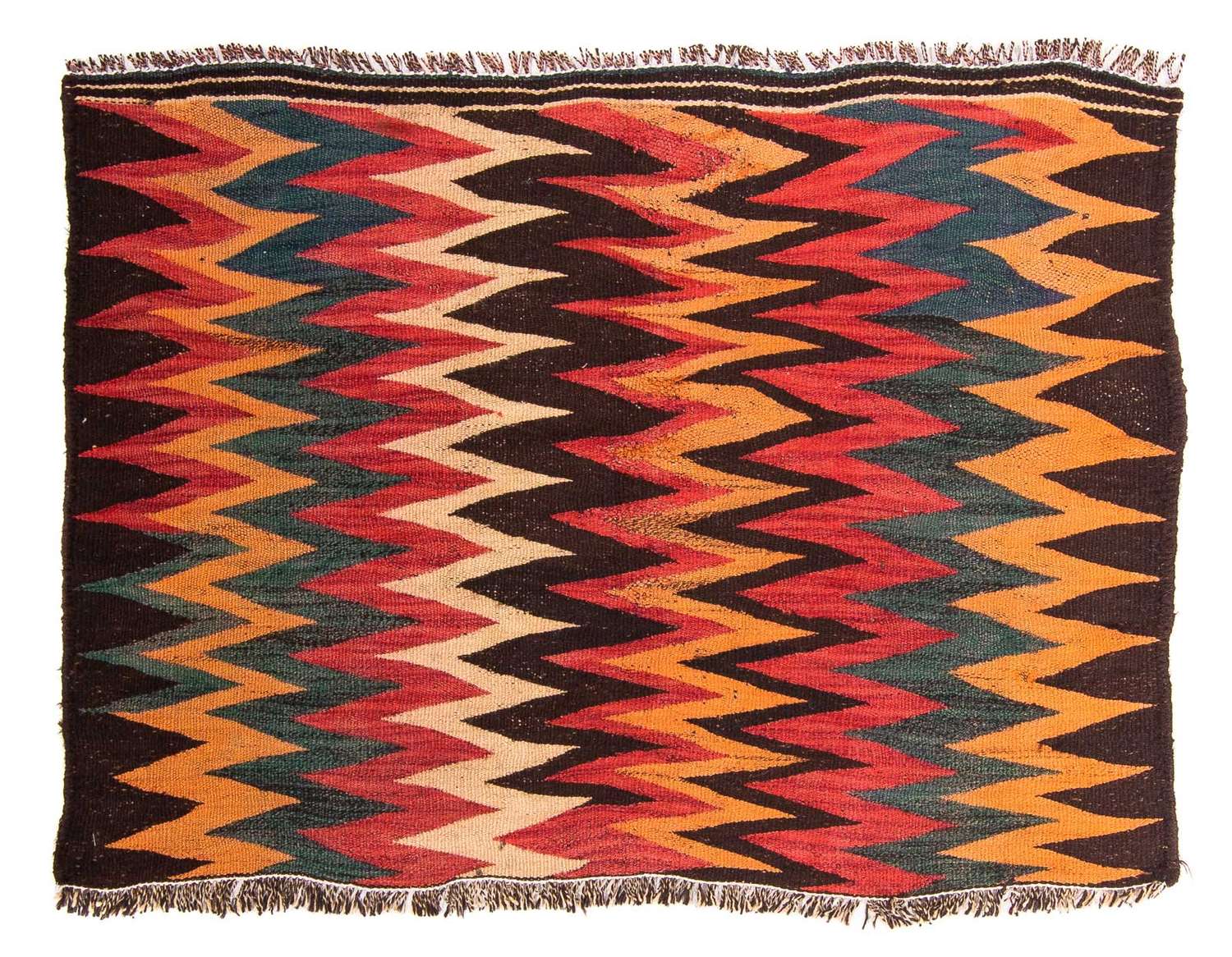 Kelim tapijt - Oud - 130 x 90 cm - veelkleurig