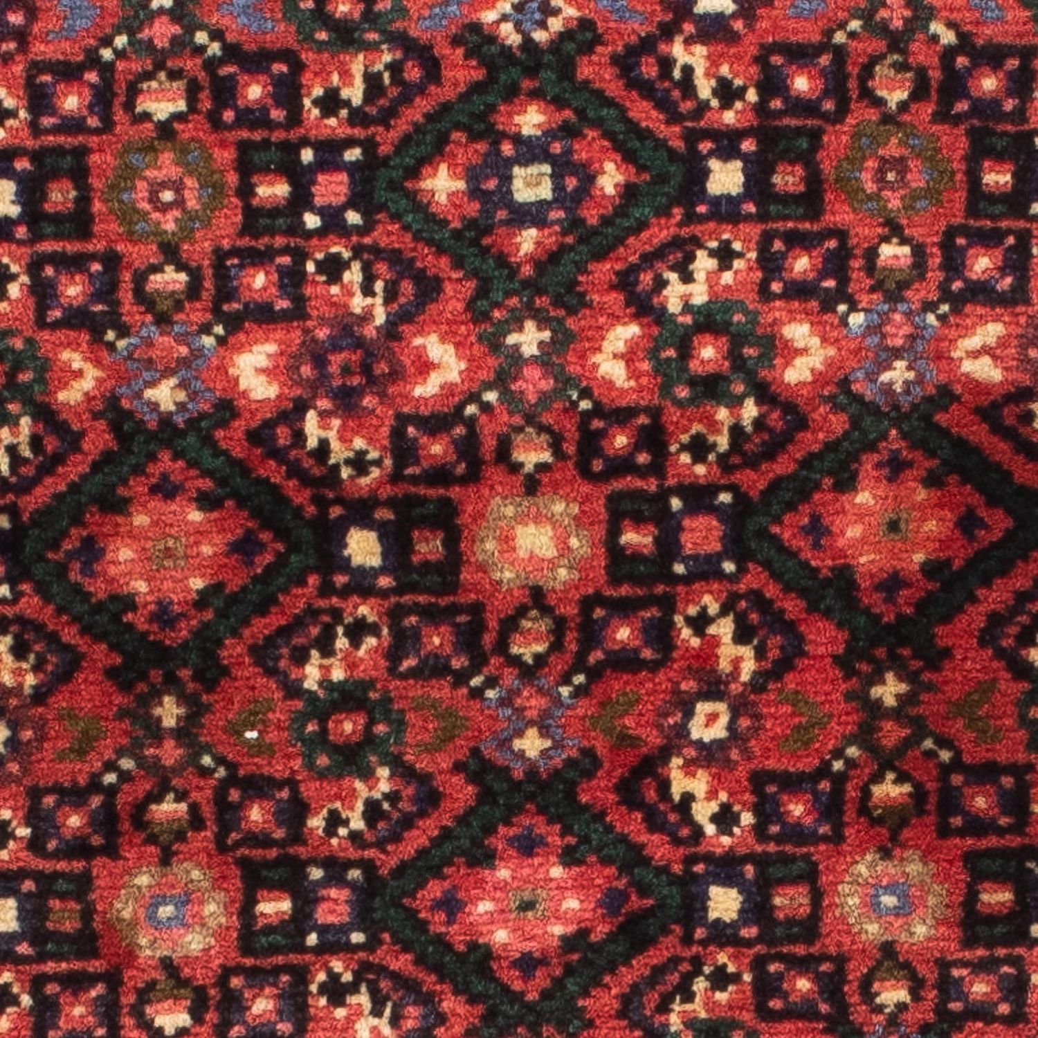 Alfombra de pasillo Alfombra persa - Nómada - 187 x 65 cm - rojo oscuro