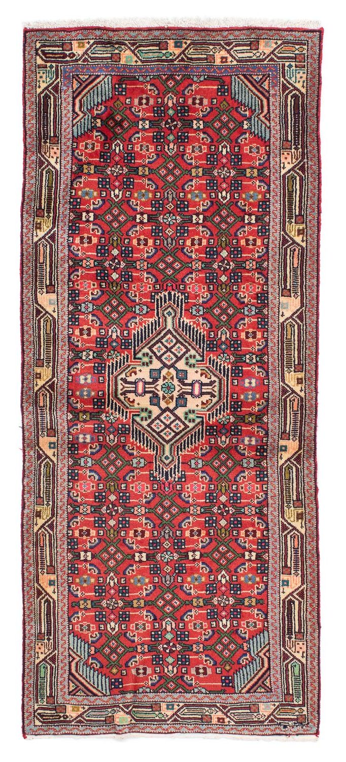 Tapis de couloir Tapis persan - Nomadic - 190 x 78 cm - rouge clair