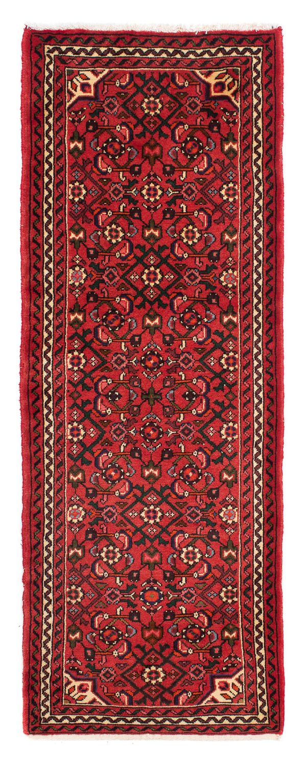 Tapis de couloir Tapis persan - Nomadic - 200 x 76 cm - rouge foncé