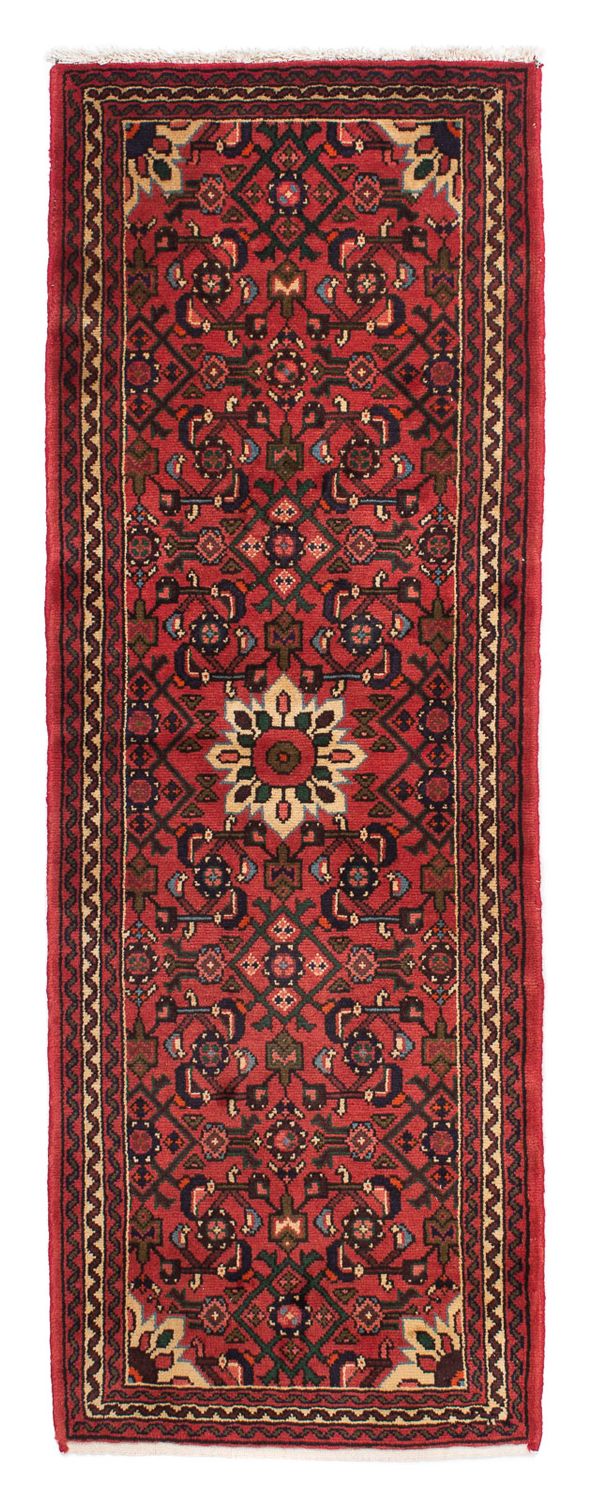 Corredor Tapete Persa - Nomadic - 195 x 72 cm - vermelho escuro