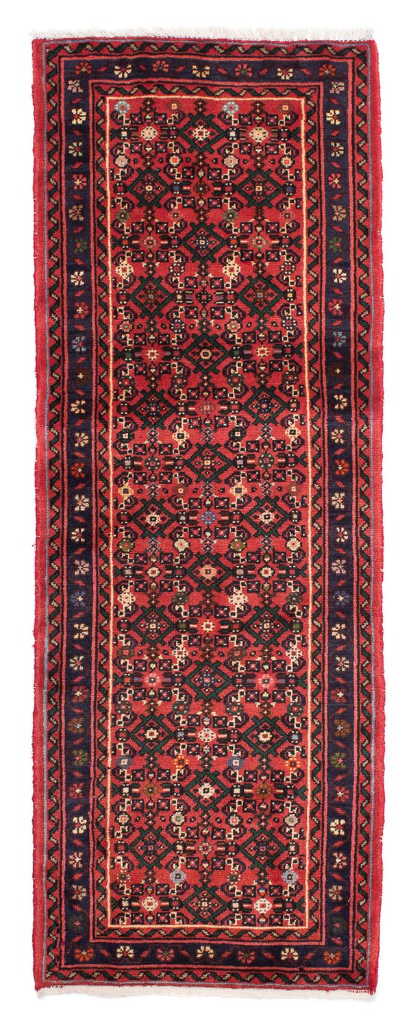 Tapis de couloir Tapis persan - Nomadic - 204 x 72 cm - rouge foncé