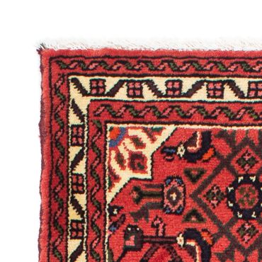 Tapis de couloir Tapis persan - Nomadic - 196 x 68 cm - rouge foncé