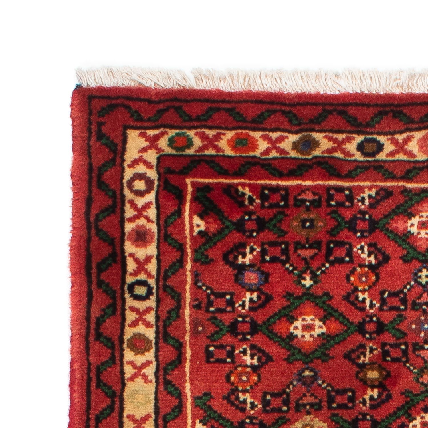 Corredor Tapete Persa - Nomadic - 205 x 70 cm - vermelho escuro