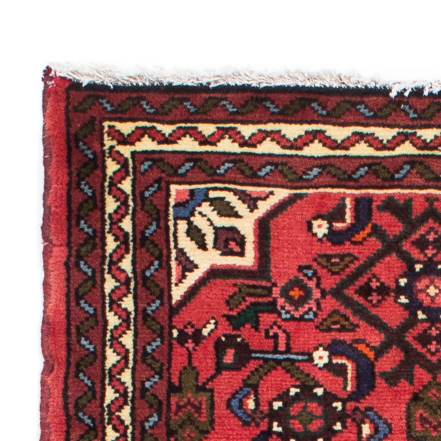 Tapis de couloir Tapis persan - Nomadic - 182 x 72 cm - rouge foncé