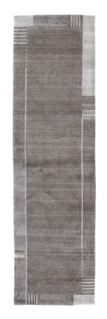 Tapis de couloir Tapis Népalais - 300 x 80 cm - gris