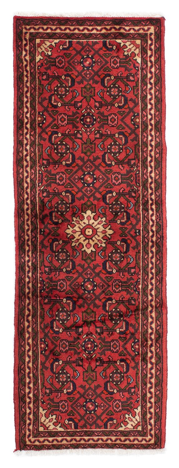 Alfombra de pasillo Alfombra persa - Nómada - 200 x 67 cm - rojo oscuro