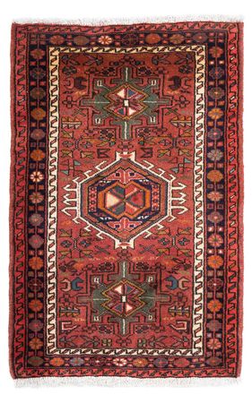 Tapis persan - Nomadic - 115 x 75 cm - rouge foncé