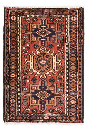 Tapis persan - Nomadic - 98 x 70 cm - rouille