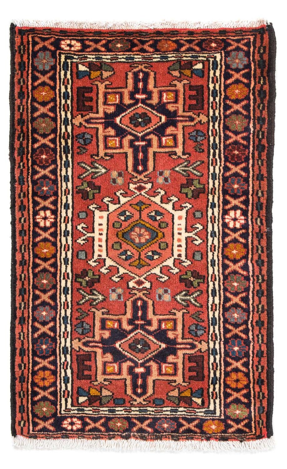 Tapete Persa - Nomadic - 100 x 65 cm - ferrugem