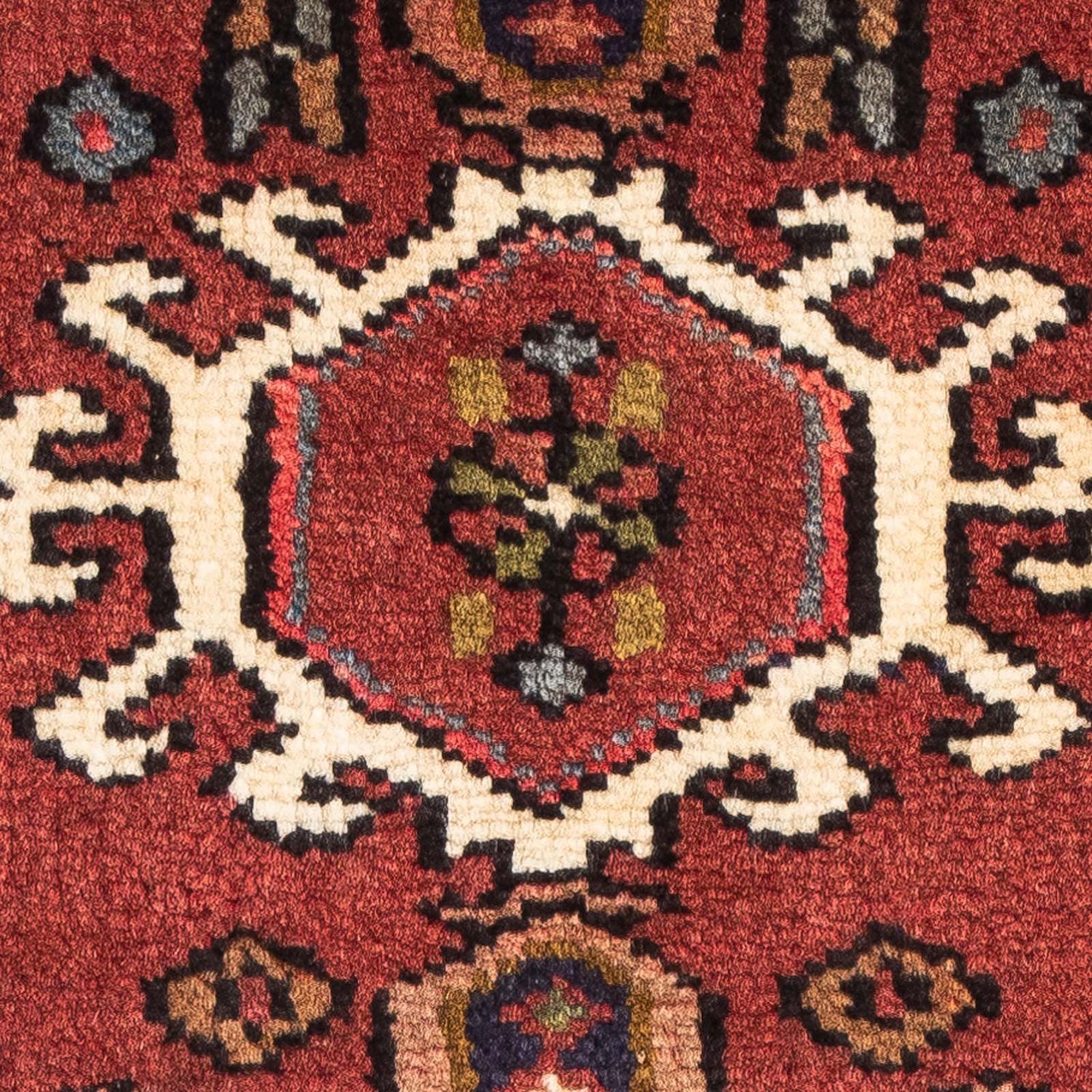 Tapis persan - Nomadic - 98 x 70 cm - rouge foncé