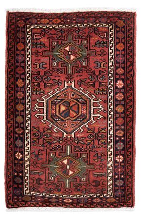 Tapis persan - Nomadic - 110 x 77 cm - rouge foncé