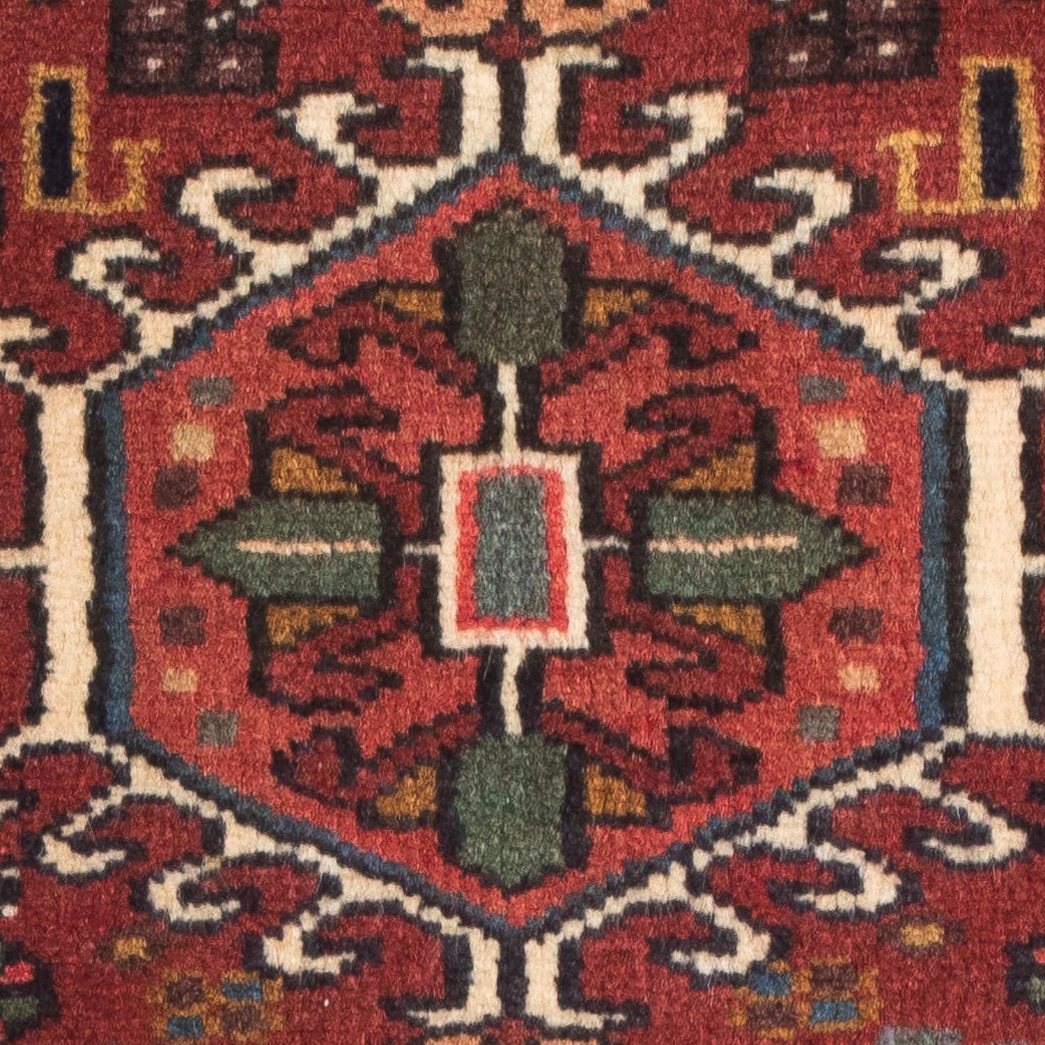 Alfombra persa - Nómada - 105 x 54 cm - marrón