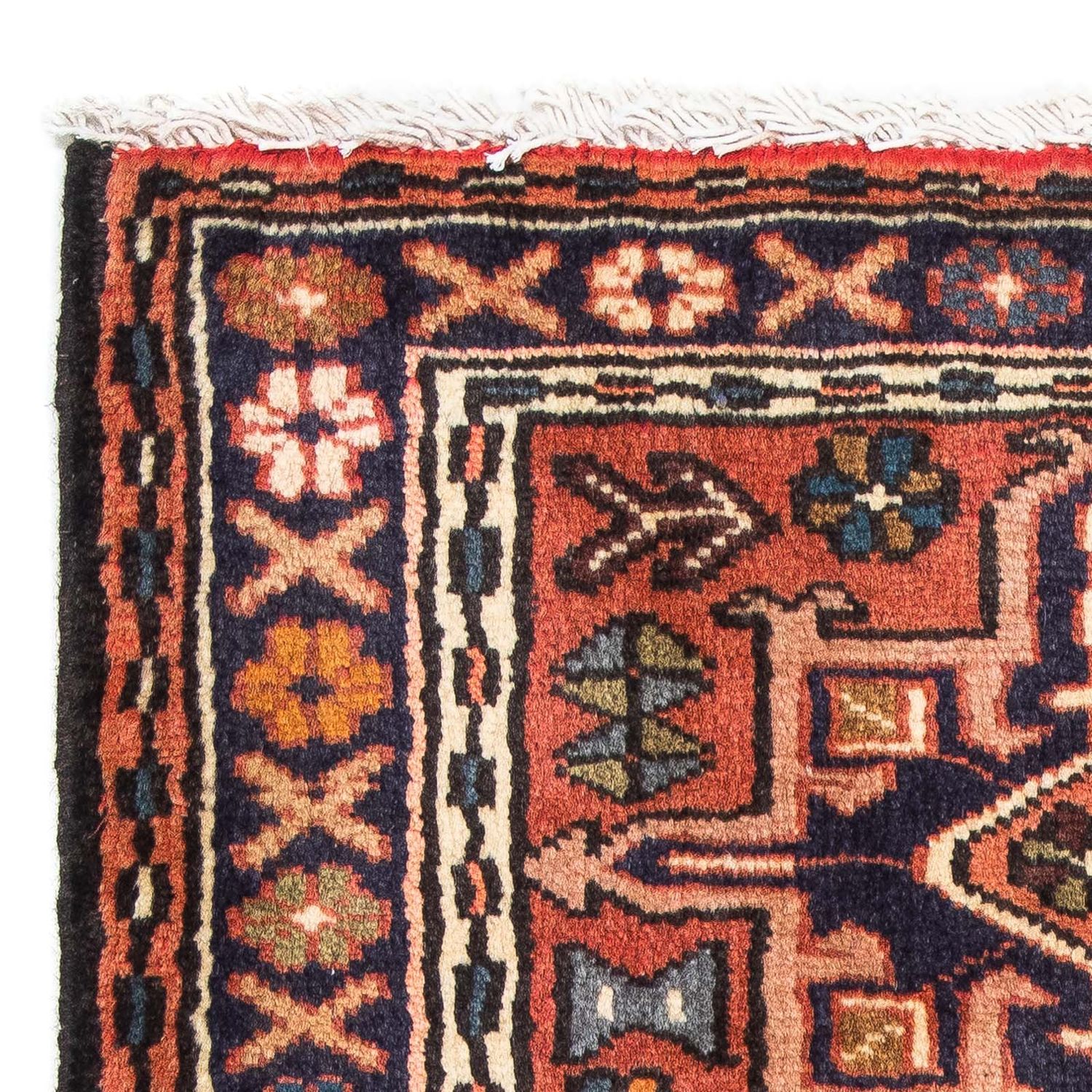 Tapis persan - Nomadic - 95 x 70 cm - rouge clair