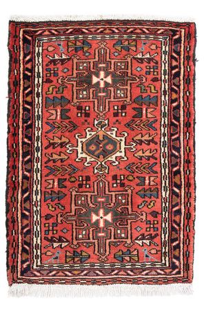 Tapis persan - Nomadic - 100 x 67 cm - rouge foncé