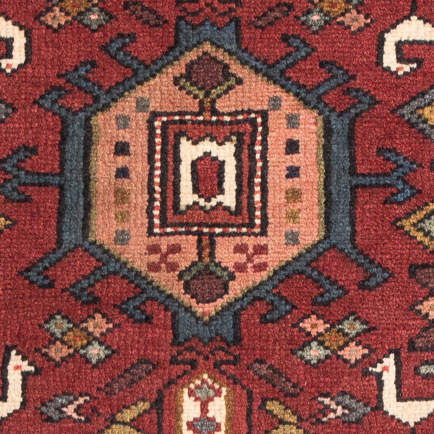 Tapis persan - Nomadic - 96 x 60 cm - marron