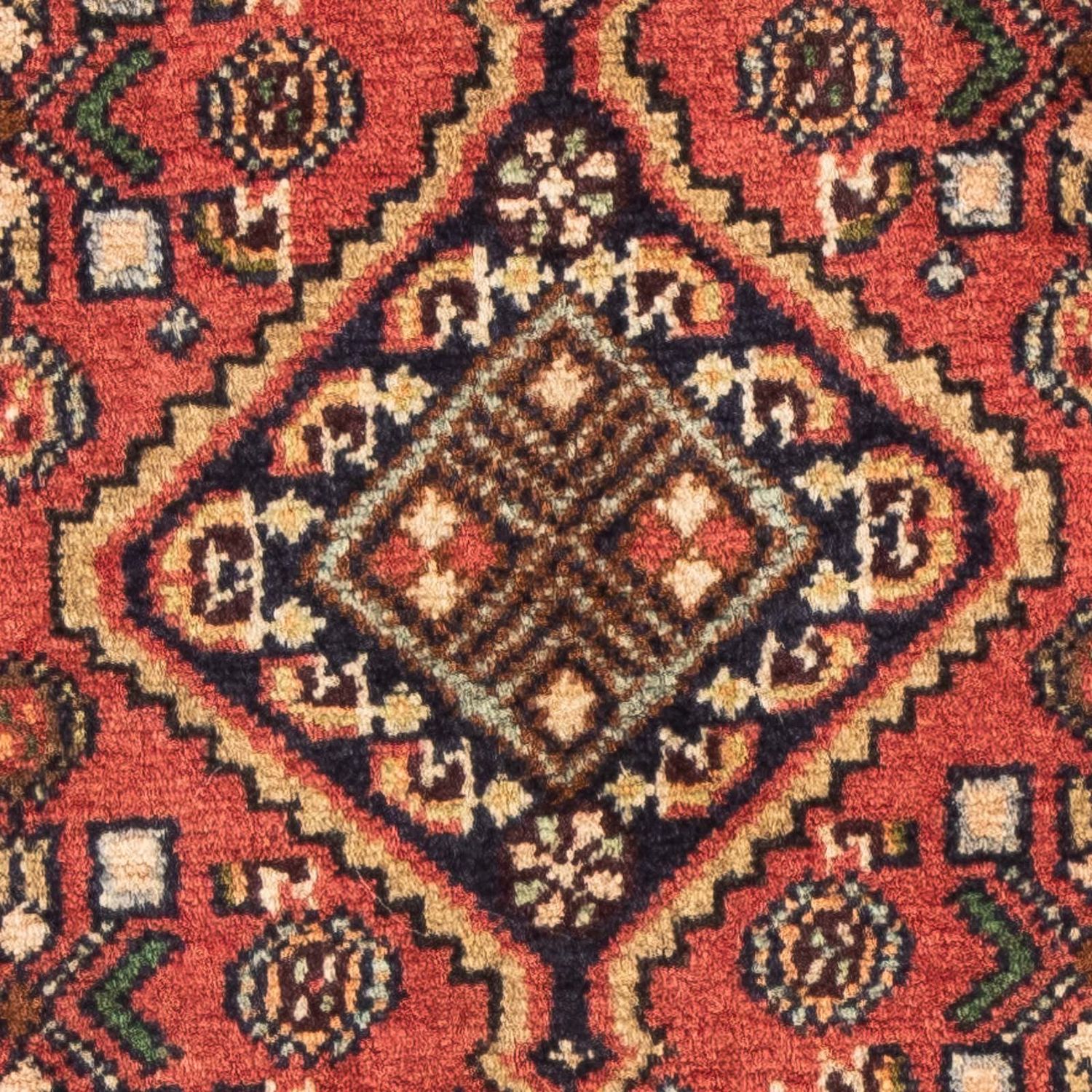 Alfombra persa - Nómada - 95 x 63 cm - rojo oscuro