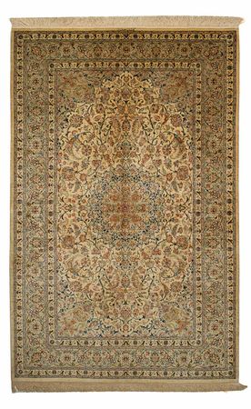 Tappeto Persero - Ghom - 204 x 129 cm - marrone chiaro