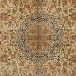 Perský koberec - Ghom - 204 x 129 cm - světle hnědá