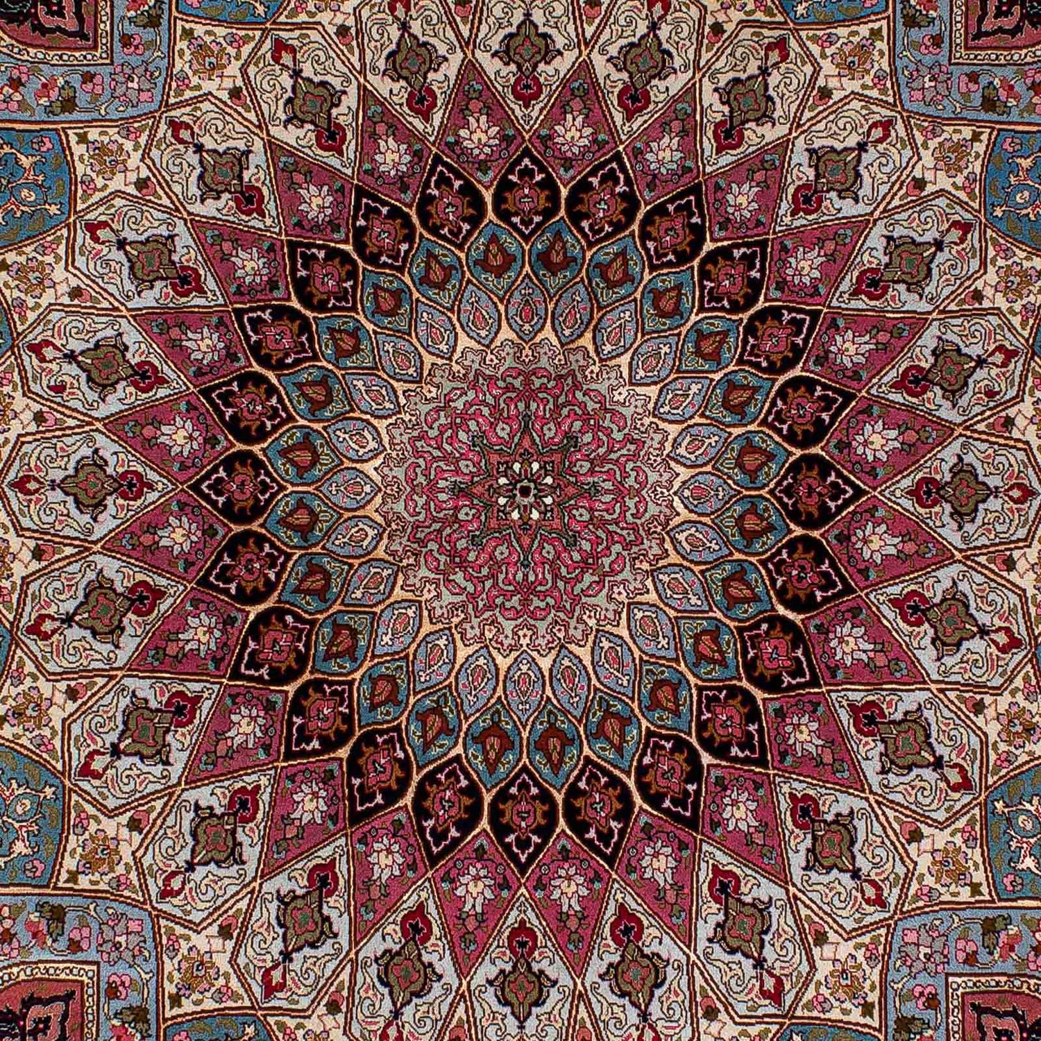 Dywan perski - Tabriz - Królewski - 217 x 158 cm - wielokolorowy