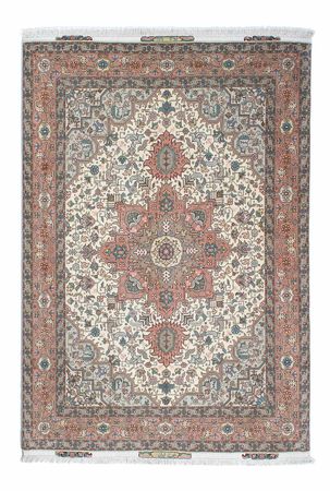 Perzisch tapijt - Tabriz - Royal - 200 x 151 cm - beige