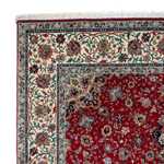Persisk tæppe - Tabriz - 214 x 150 cm - mørkerød
