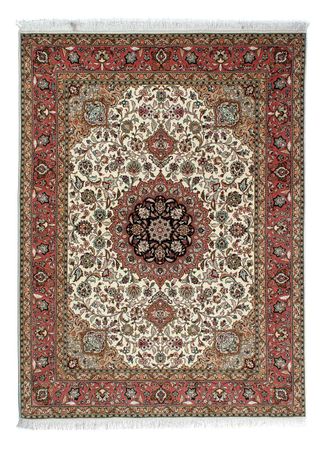 Perzisch tapijt - Tabriz - Royal - 204 x 154 cm - beige