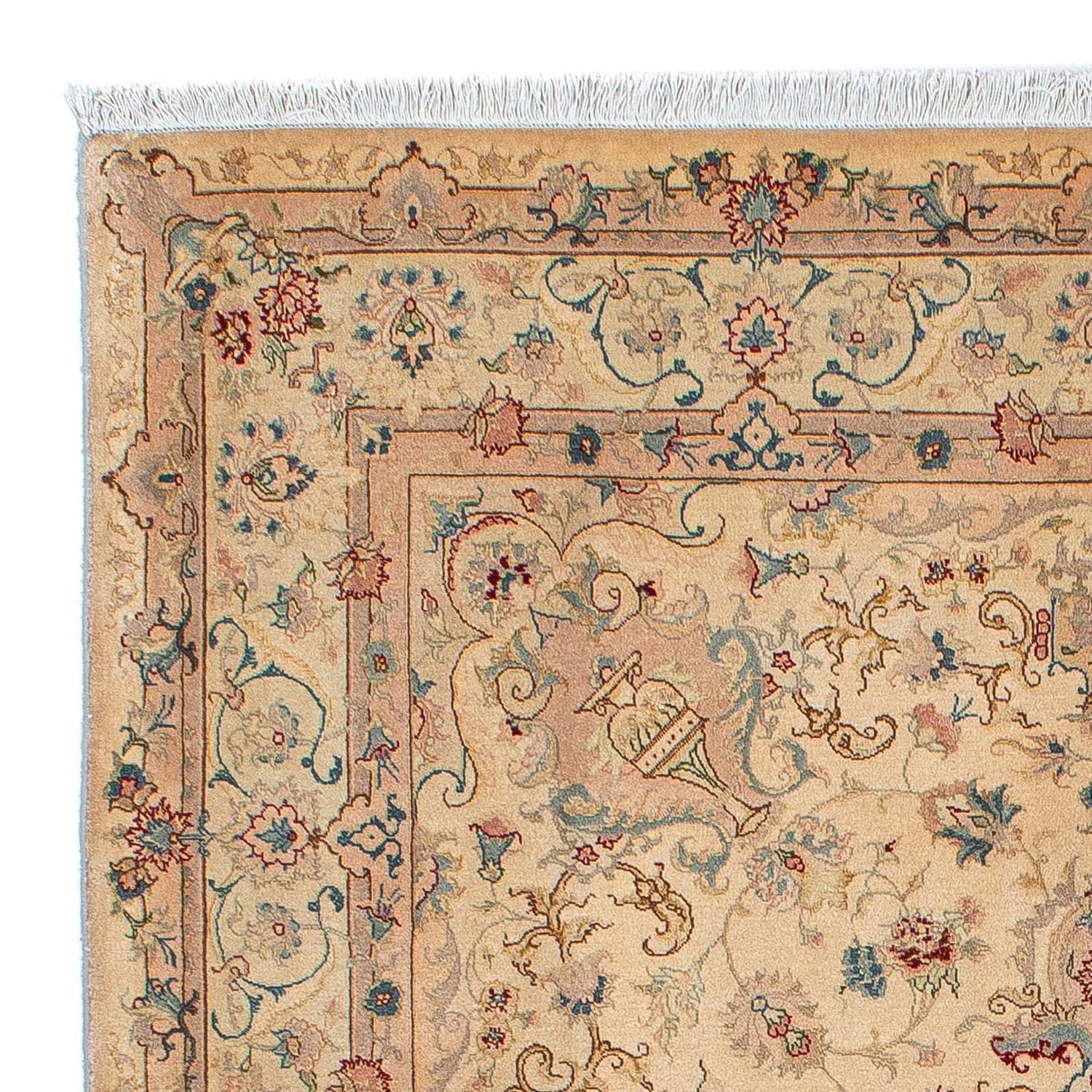 Alfombra Persa - Tabriz - Real - 200 x 149 cm - marrón claro