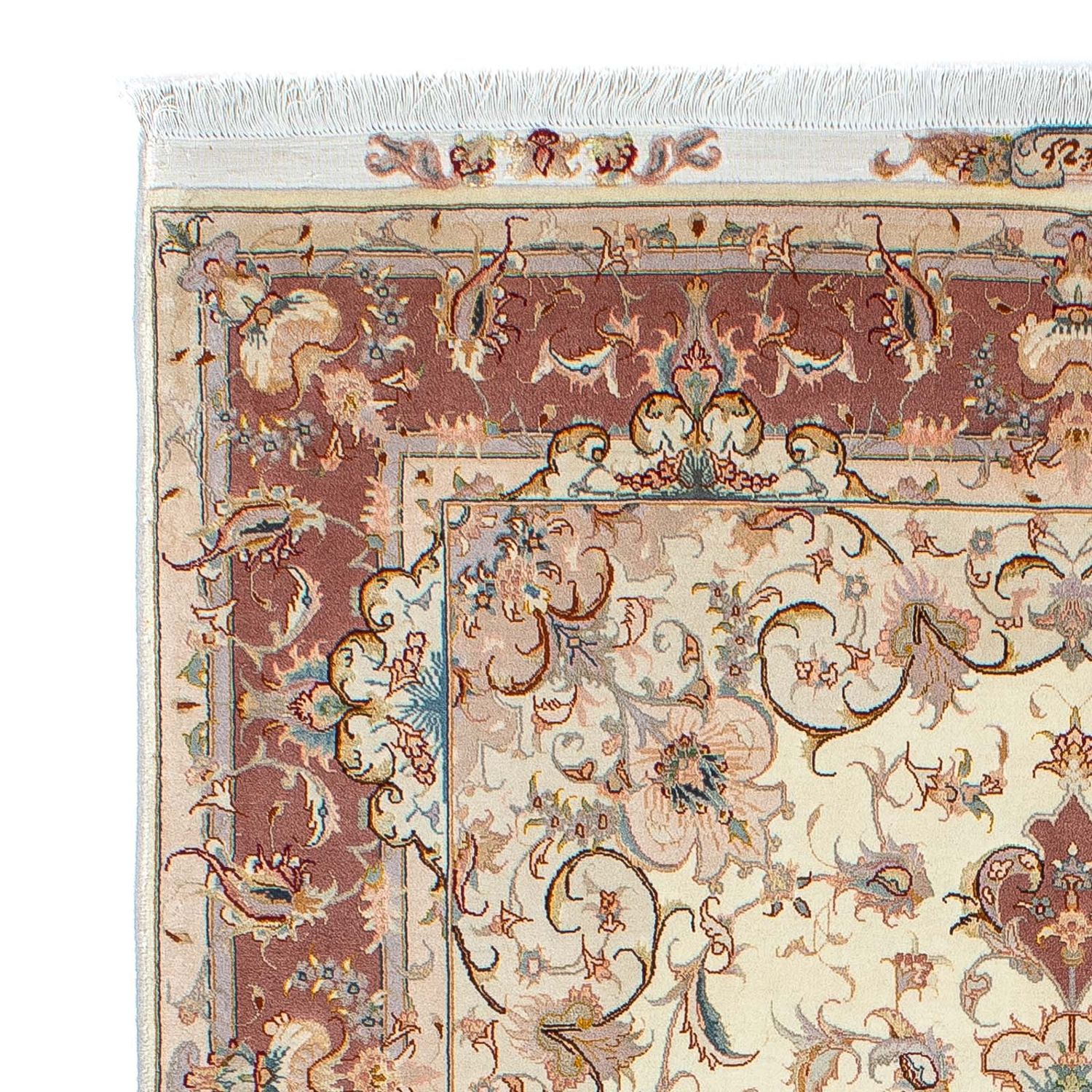 Perzisch tapijt - Tabriz - Royal - 213 x 149 cm - beige