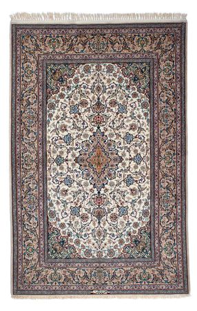 Perserteppich - Isfahan - Premium 229 x 150 cm, Wolltepich,  Teppichbrücke, Wohnzimmer Teppich