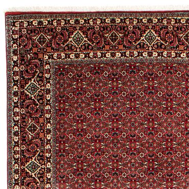 Alfombra persa - Bidjar - 302 x 210 cm - rojo oscuro