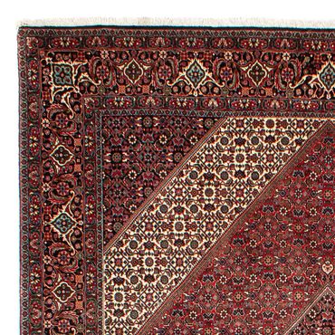 Tapis persan - Bidjar - 309 x 208 cm - rouge foncé