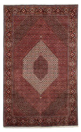 Tapis persan - Bidjar - 317 x 201 cm - rouge foncé