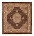 Persisk tæppe - Tabriz firkantet  - 210 x 200 cm - lys brun
