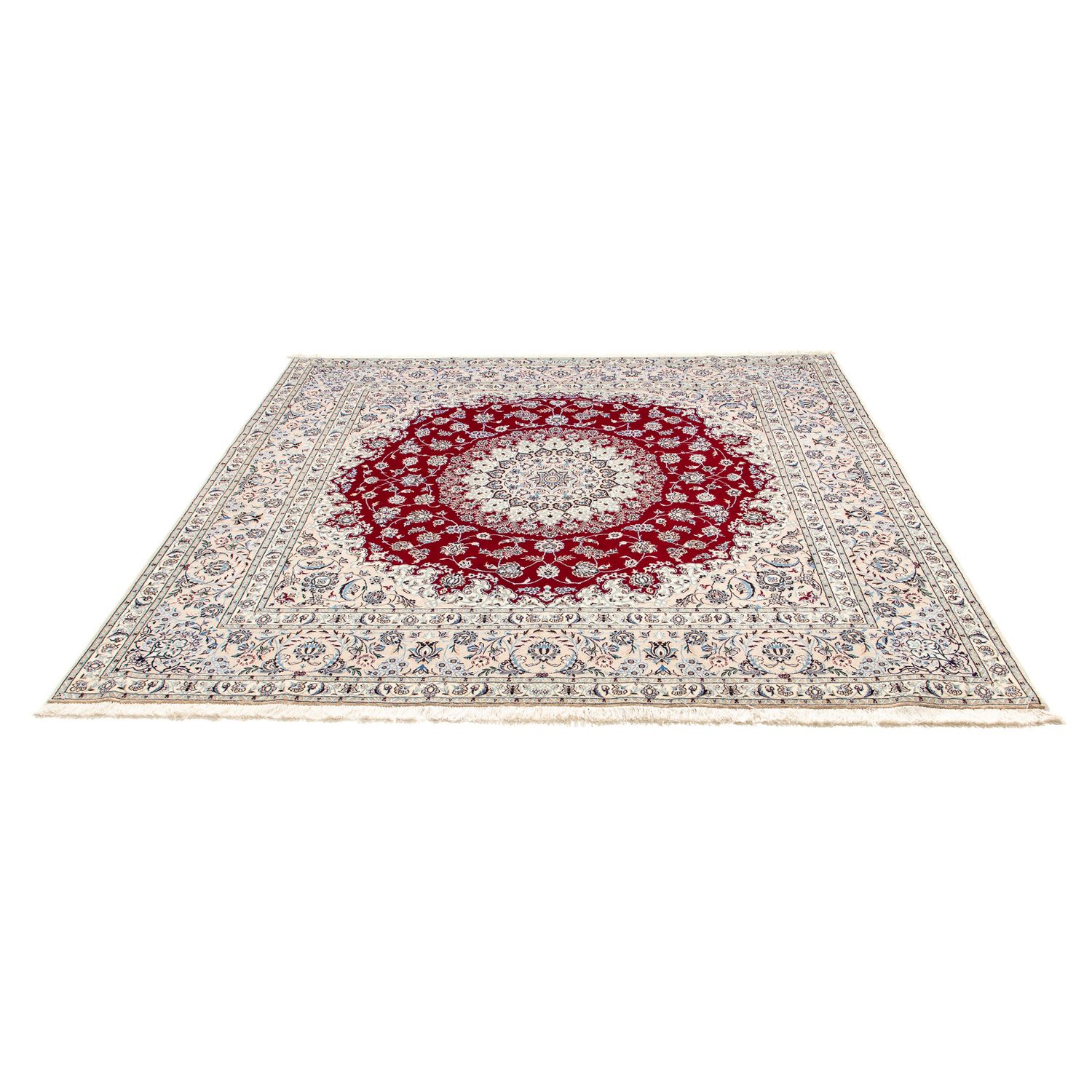 Alfombra Persa - Nain - Prima cuadrado  - 204 x 193 cm - beige