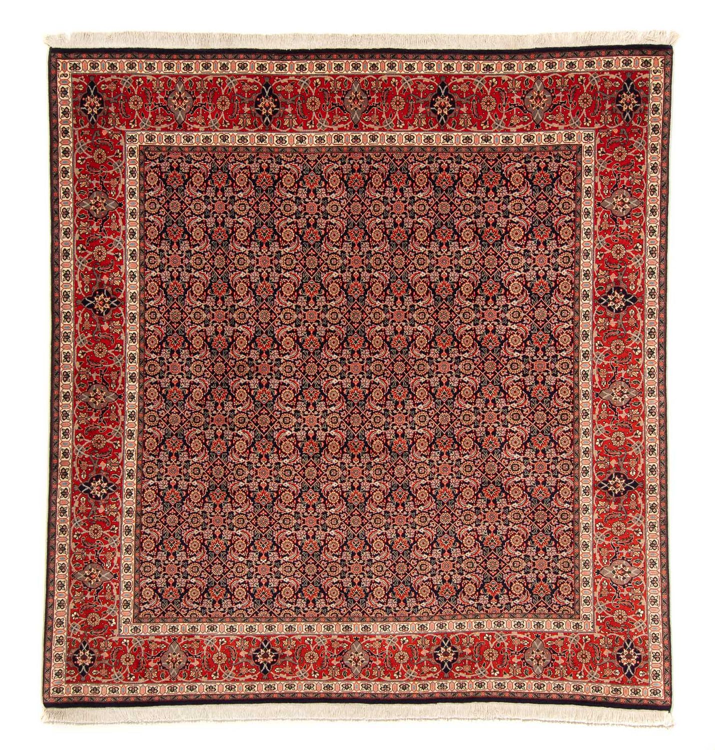 Perzisch tapijt - Tabriz vierkant  - 210 x 201 cm - donkerblauw