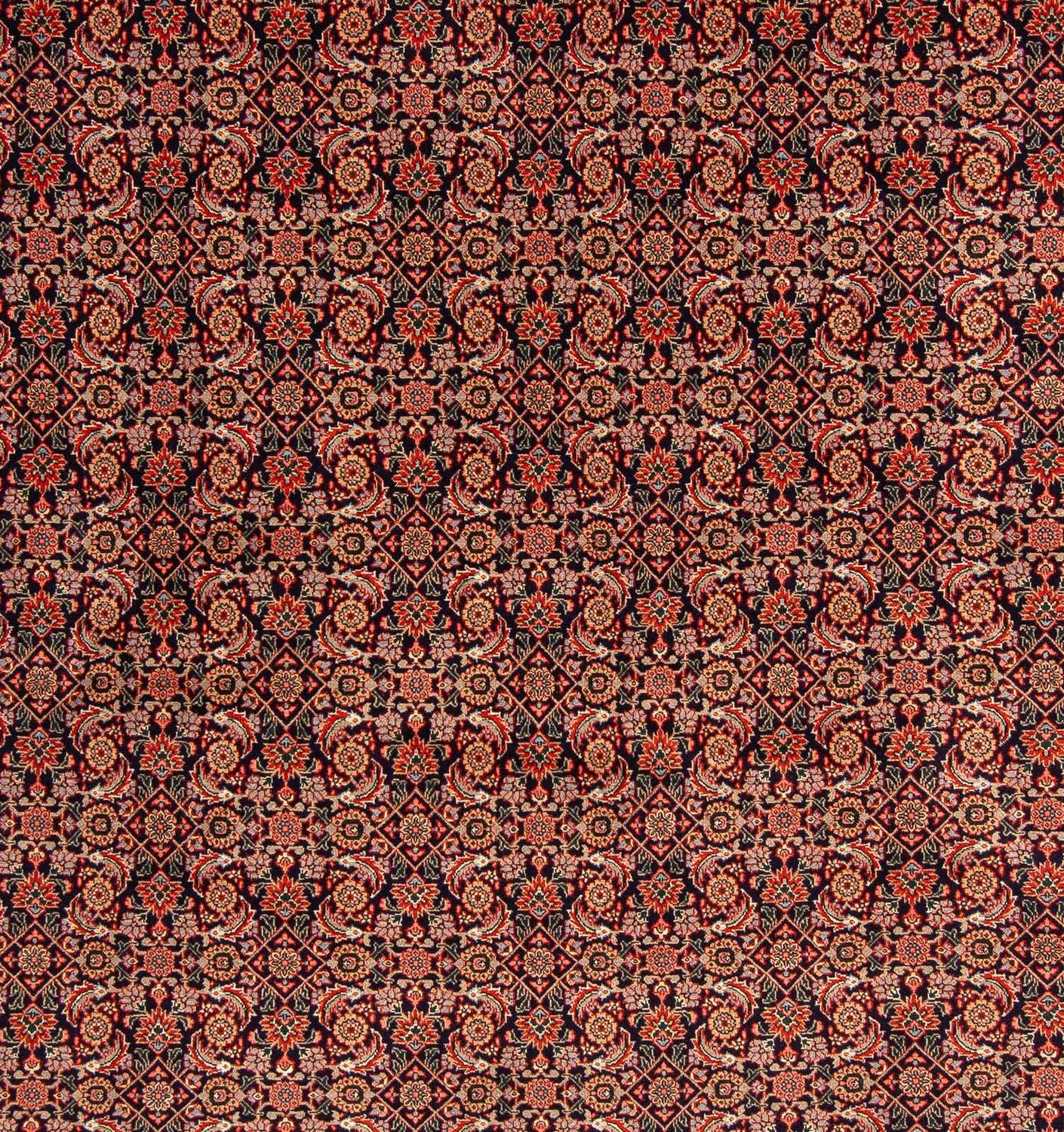 Tapete Persa - Tabriz praça  - 210 x 201 cm - azul escuro