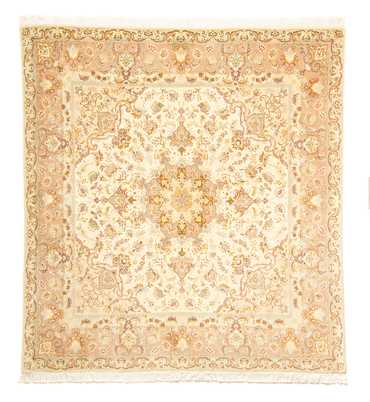 Persisk matta - Tabriz - Royal kvadrat  - 210 x 202 cm - beige