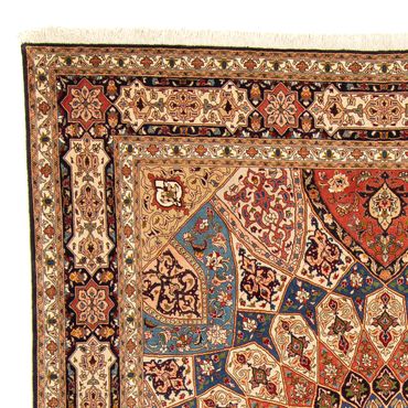 Tapete Persa - Tabriz - Royal - 250 x 207 cm - castanho claro