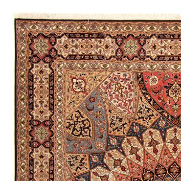 Tapete Persa - Tabriz - Royal - 258 x 205 cm - castanho claro