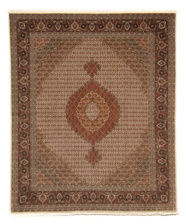 Tapete Persa - Tabriz - 252 x 202 cm - castanho claro