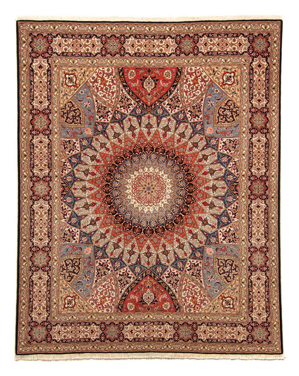 Persisk matta - Tabriz - Royal - 252 x 205 cm - flerfärgad