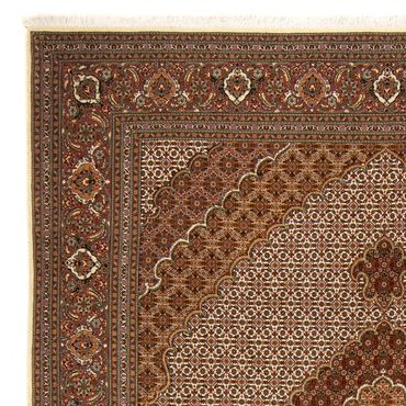 Tapis persan - Tabriz - 254 x 205 cm - marron