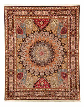 Alfombra Persa - Tabriz - Real - 257 x 201 cm - multicolor