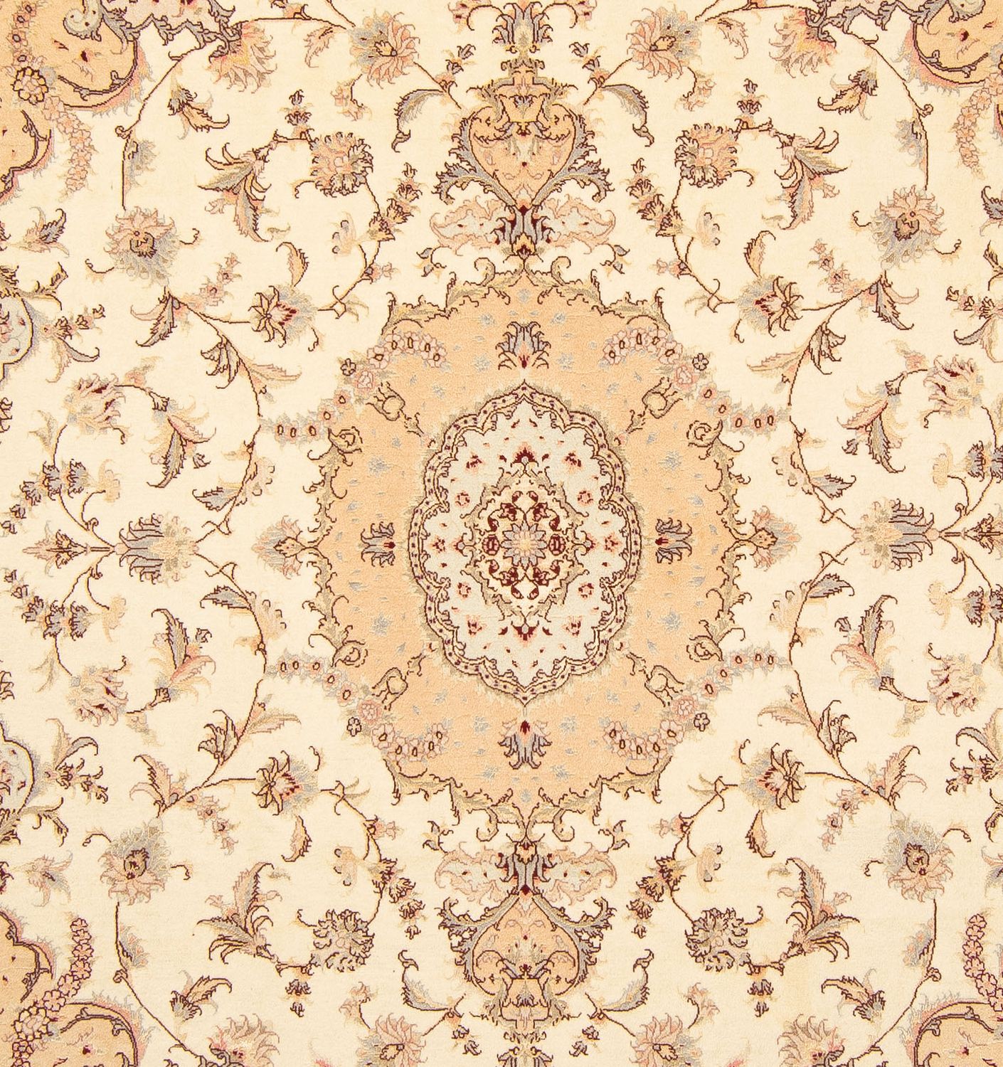 Alfombra Persa - Tabriz - Real - 263 x 203 cm - beige