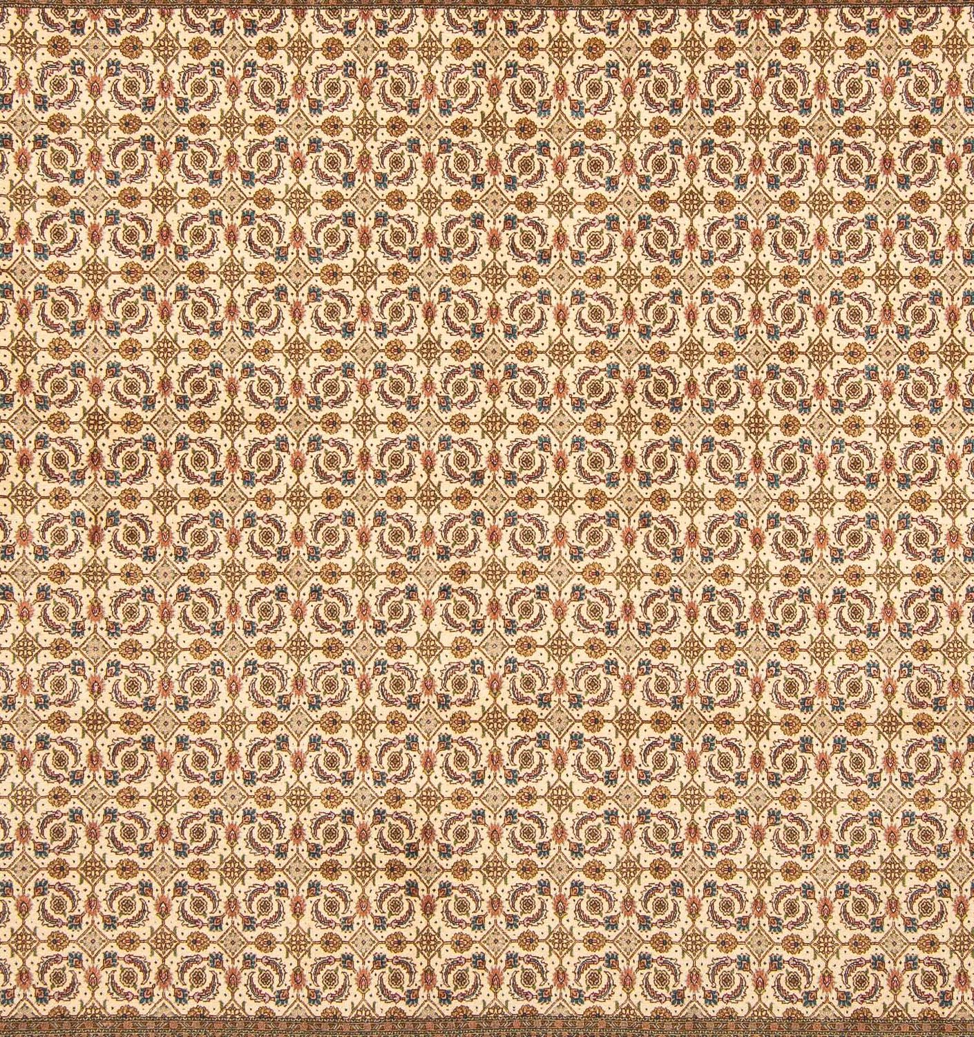 Tapis persan - Tabriz carré  - 248 x 243 cm - beige