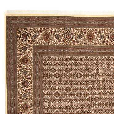 Tapis persan - Tabriz carré  - 258 x 251 cm - marron clair