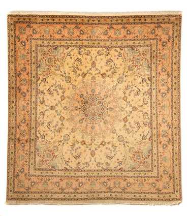 Alfombra Persa - Tabriz - Real - 261 x 243 cm - beige